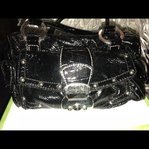 Guess Purse, Black Patent Leather